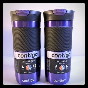 SALE 🟢 2-Contigo 16 oz Stainless Steel Mug